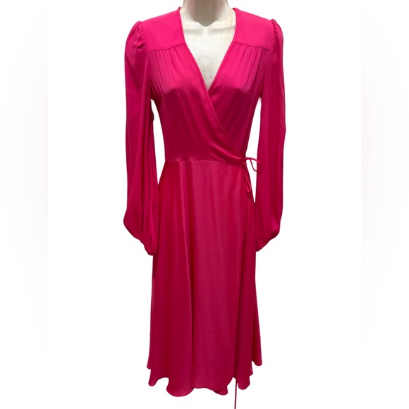 Elegant Milly Pink Wrap Dress. Size 4 - Picture 1 of 4